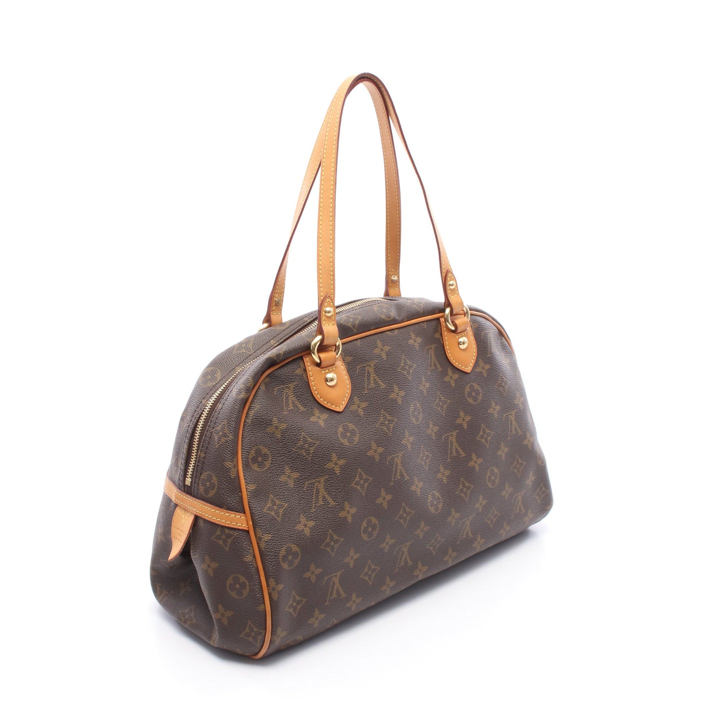 モントルグイユGM モノグラム ショルダーバッグ PVC レザー ブラウン ルイヴィトン バッグ LOUIS VUITTON