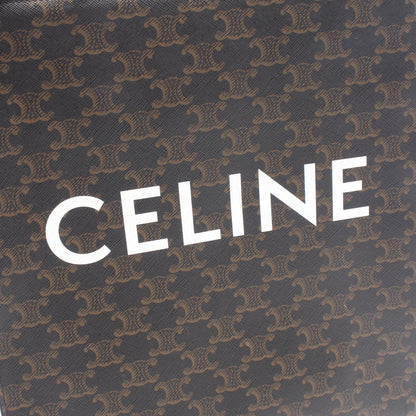 スモール バーティカル カバ トリオンフ 2WAY ハンドバッグ トートバッグ PVC レザー ブラック ブラウン セリーヌ バッグ CELINE