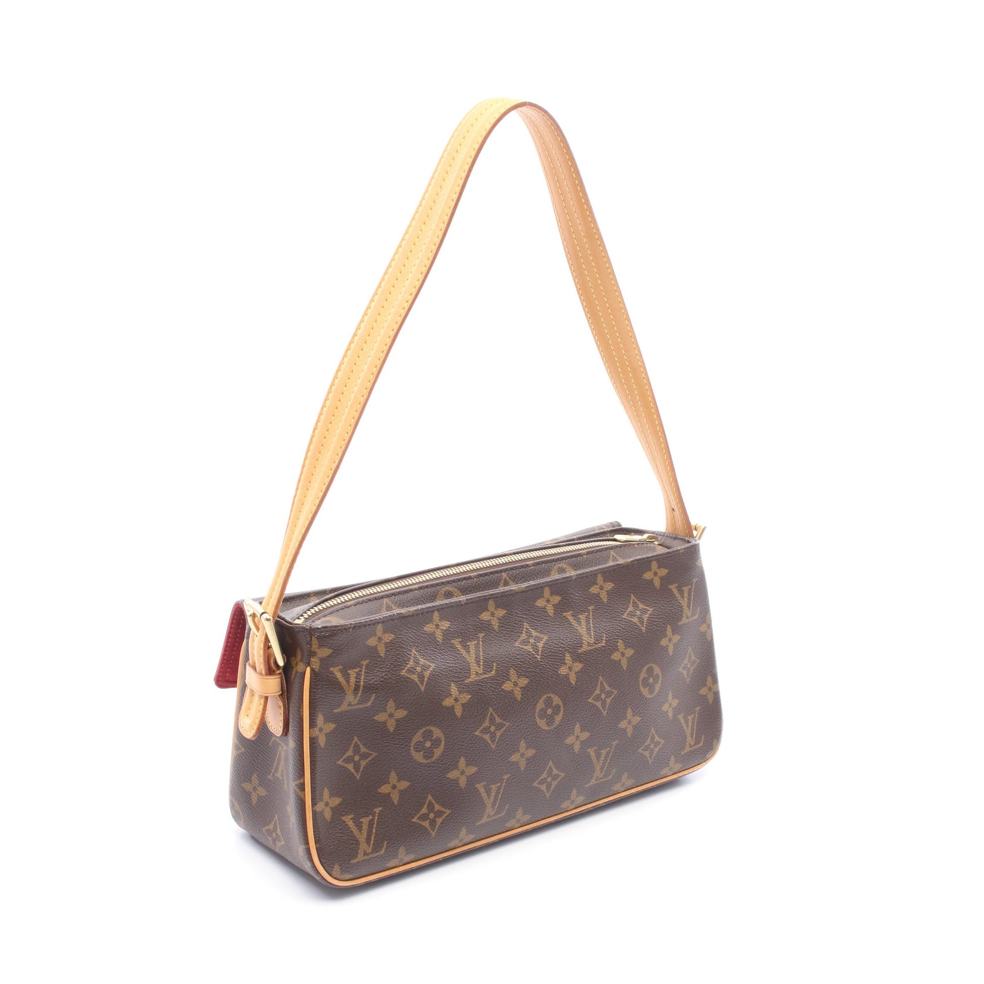 ヴィバシテMM モノグラム ショルダーバッグ PVC レザー ブラウン ルイヴィトン バッグ LOUIS VUITTON