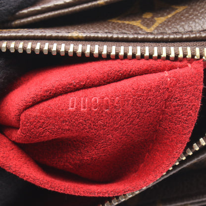 ヴィバシテMM モノグラム ショルダーバッグ PVC レザー ブラウン ルイヴィトン バッグ LOUIS VUITTON