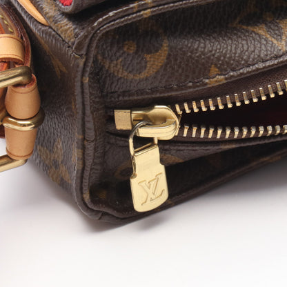 ヴィバシテMM モノグラム ショルダーバッグ PVC レザー ブラウン ルイヴィトン バッグ LOUIS VUITTON