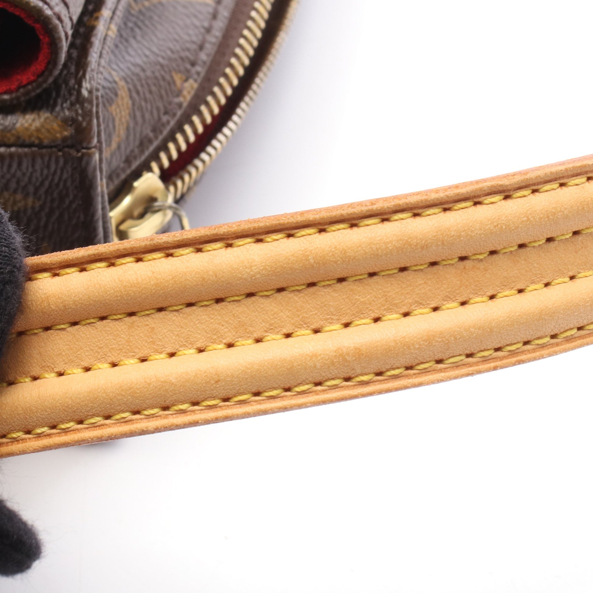 ヴィバシテMM モノグラム ショルダーバッグ PVC レザー ブラウン ルイヴィトン バッグ LOUIS VUITTON