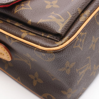 ヴィバシテMM モノグラム ショルダーバッグ PVC レザー ブラウン ルイヴィトン バッグ LOUIS VUITTON