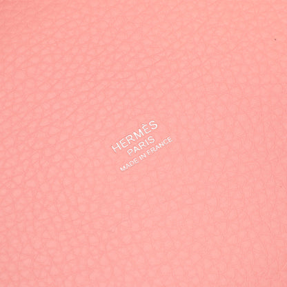ピコタンロックPM ローズサクラ ハンドバッグ トリヨンクレマンス ピンク シルバー金具 K刻印 エルメス バッグ HERMES