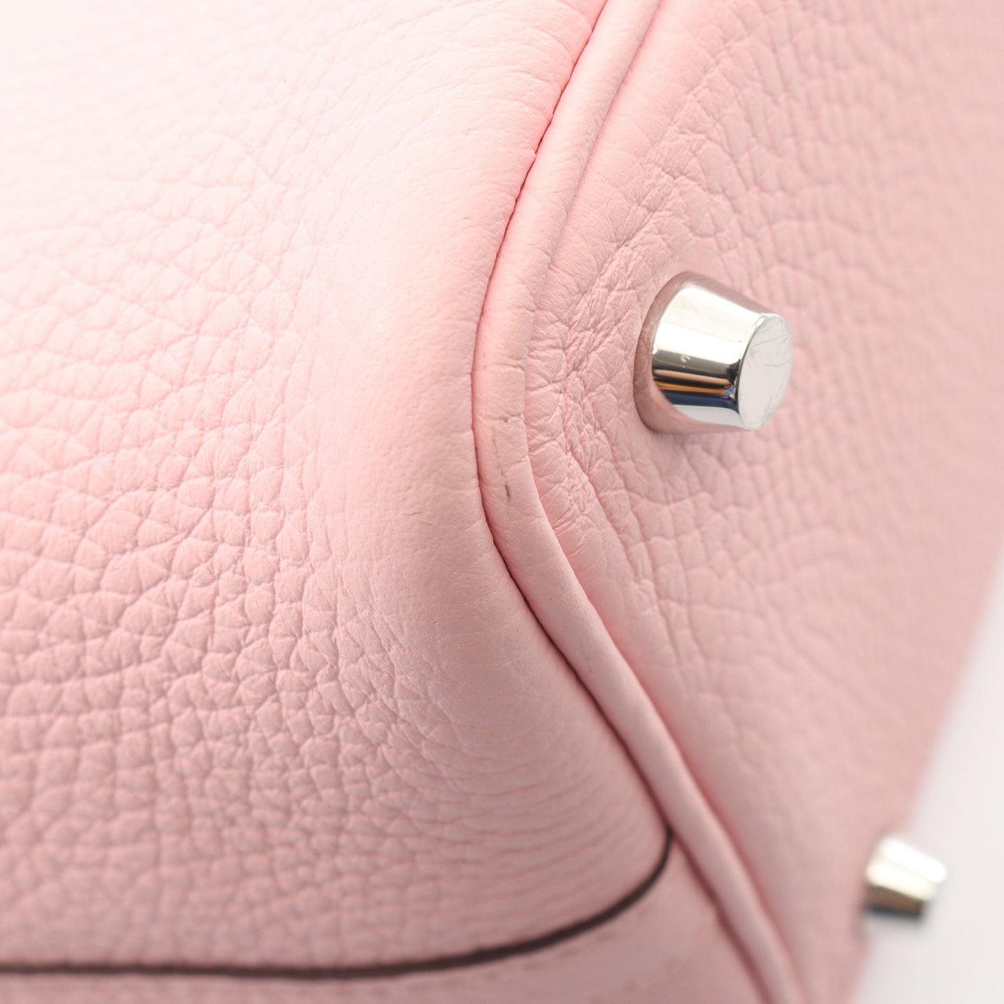 ピコタンロックPM ローズサクラ ハンドバッグ トリヨンクレマンス ピンク シルバー金具 K刻印 エルメス バッグ HERMES