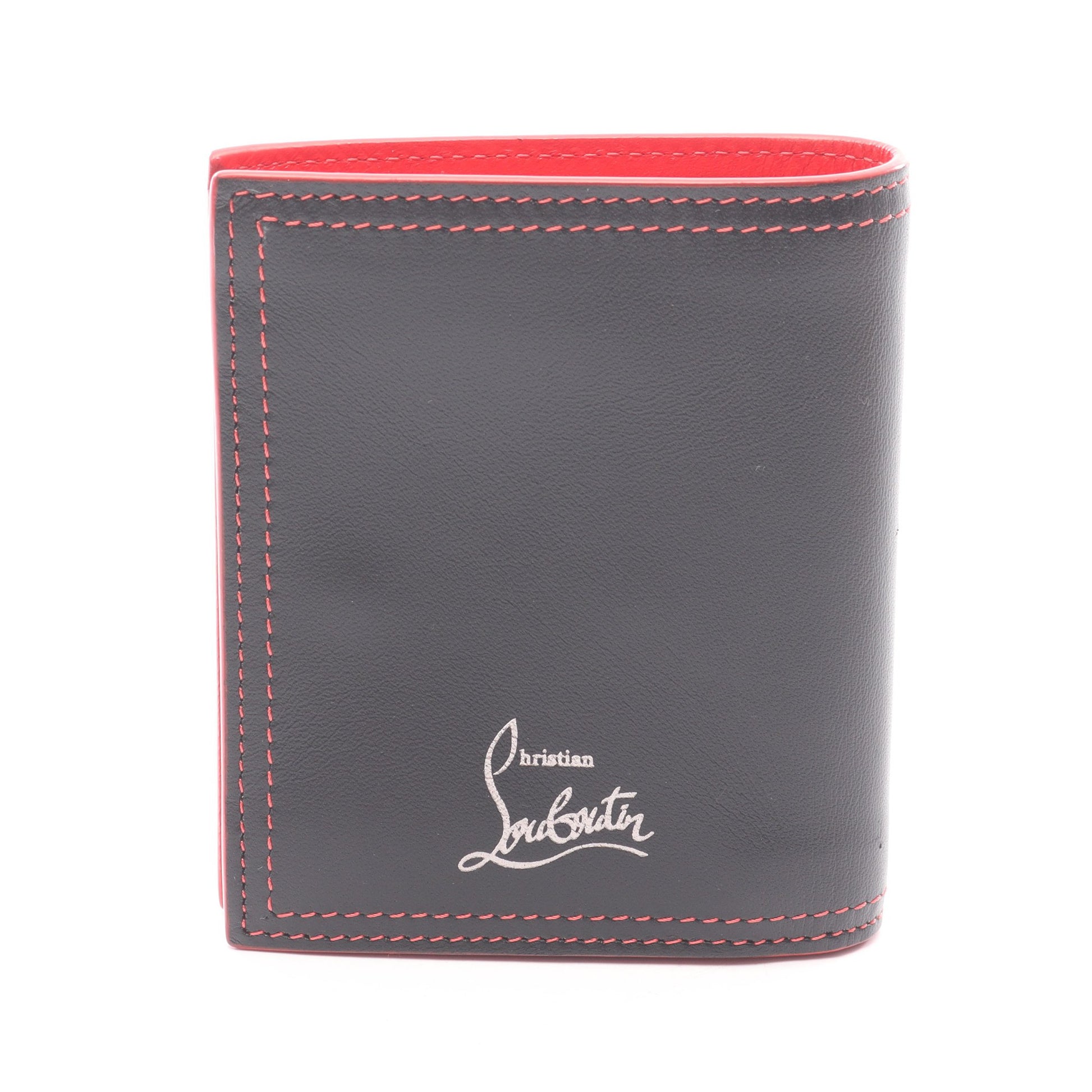 二つ折り財布 レザー ブラック レッド クリスチャンルブタン 財布・小物 Christian Louboutin