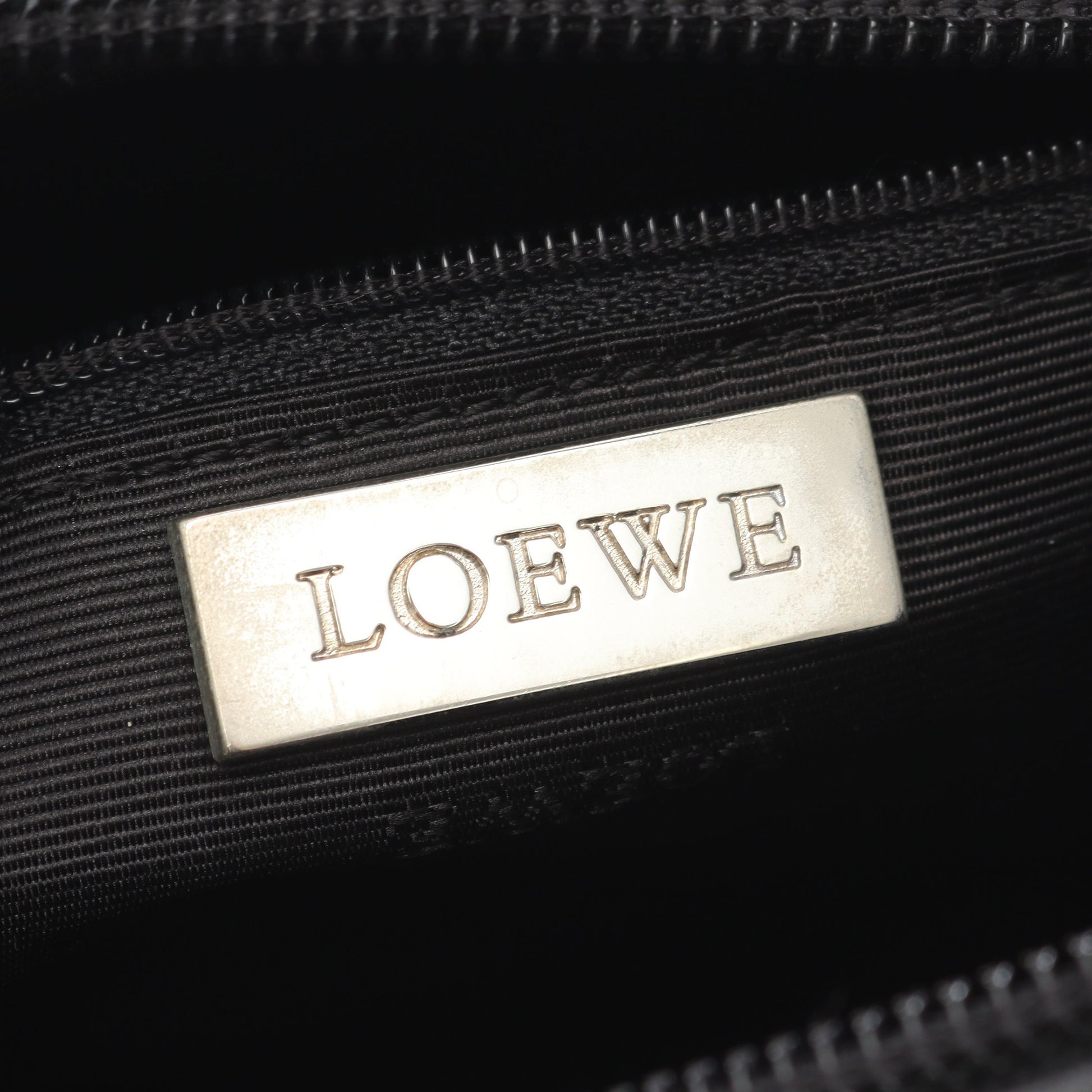 ミニ ボストン ハンドバッグ ミニボストンバッグ レザー ブラック ロエベ バッグ LOEWE