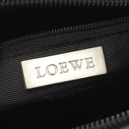 ミニ ボストン ハンドバッグ ミニボストンバッグ レザー ブラック ロエベ バッグ LOEWE