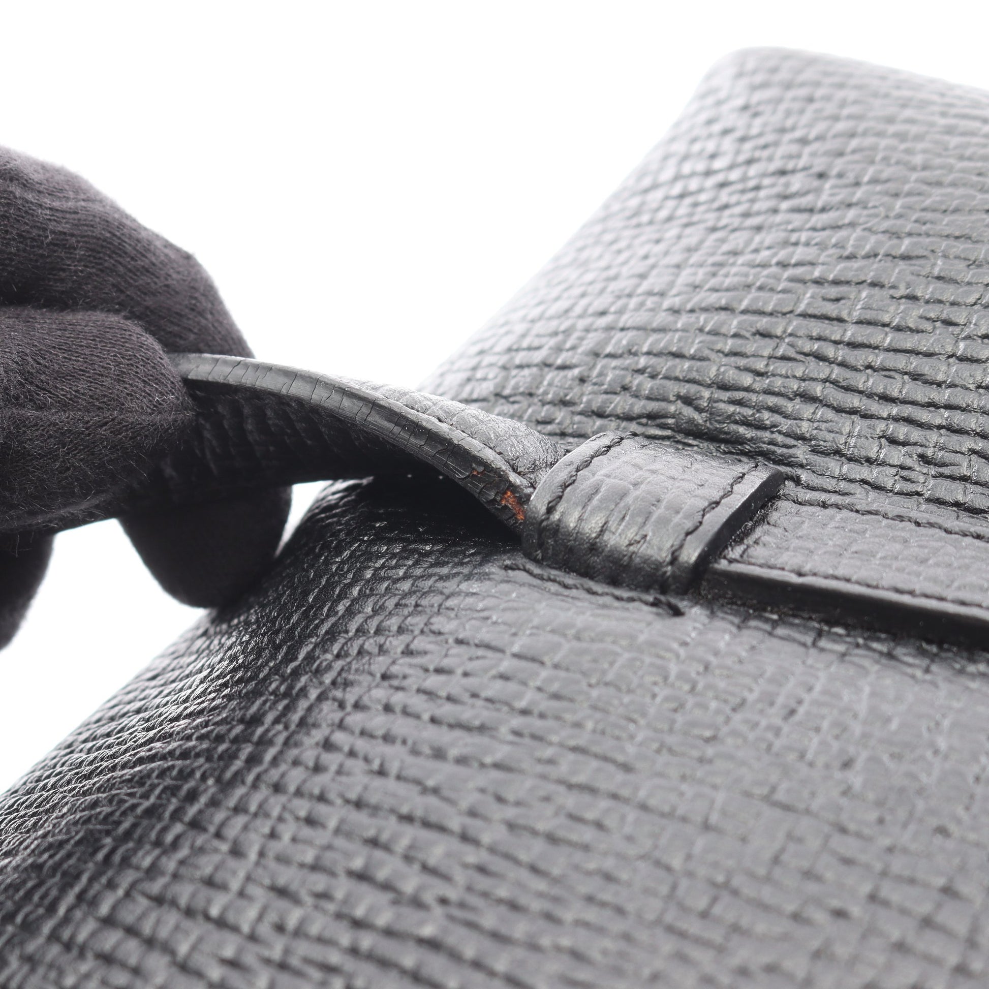 ミニ ボストン ハンドバッグ ミニボストンバッグ レザー ブラック ロエベ バッグ LOEWE