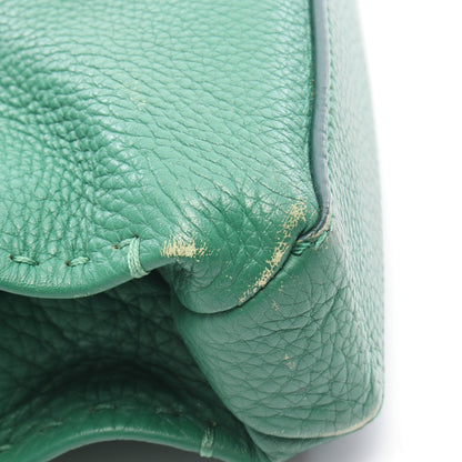 セレリア ビジネスバッグ ブリーフケース レザー グリーン フェンディ バッグ FENDI