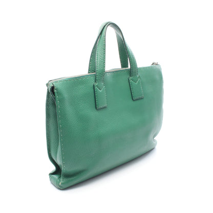 セレリア ビジネスバッグ ブリーフケース レザー グリーン フェンディ バッグ FENDI