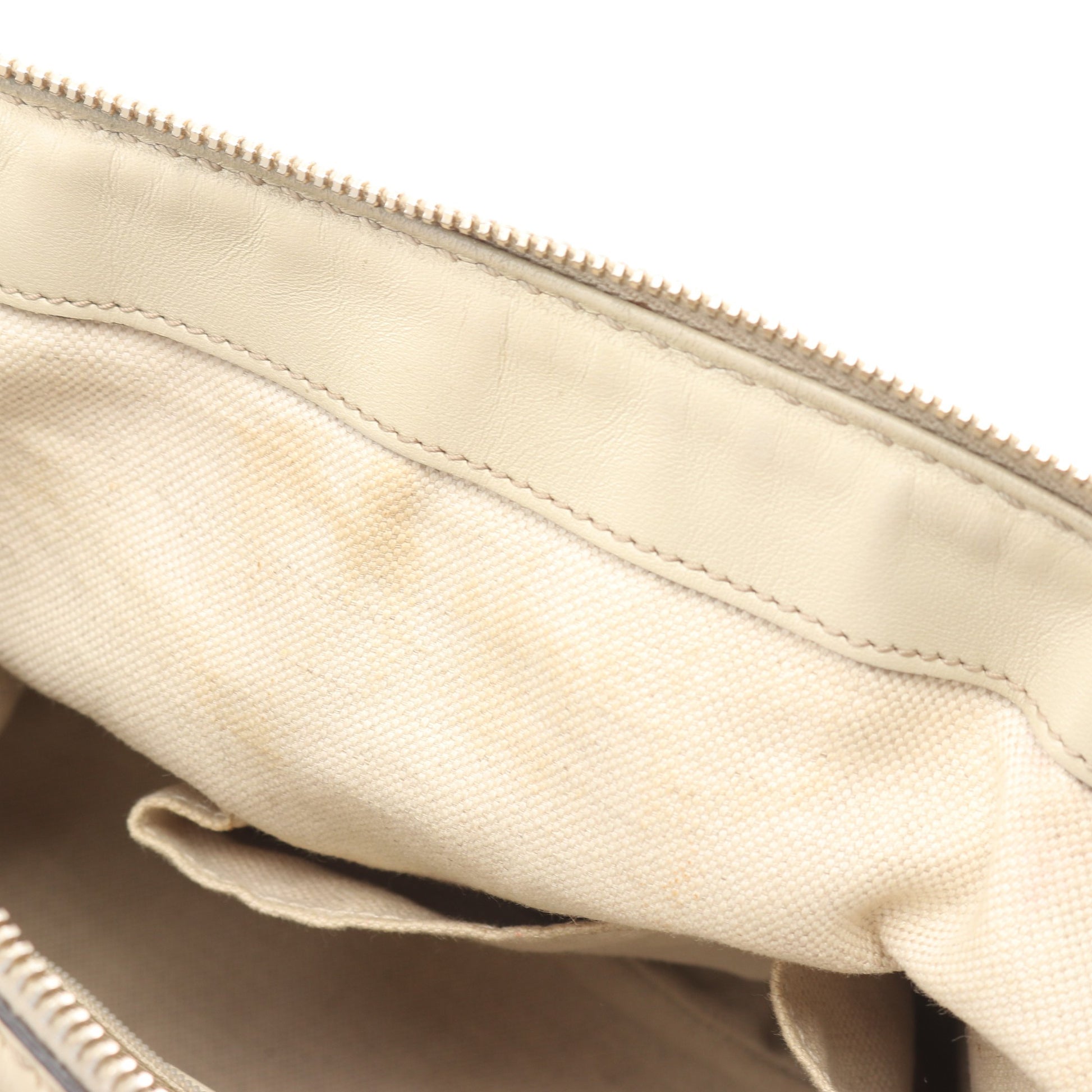 スーキー GGキャンバス 2WAY ハンドバッグ キャンバス レザー ベージュ アイボリー グッチ バッグ GUCCI