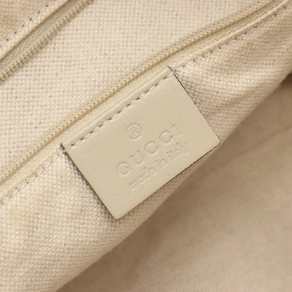 スーキー GGキャンバス 2WAY ハンドバッグ キャンバス レザー ベージュ アイボリー グッチ バッグ GUCCI