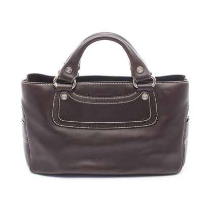 ブギーバッグ ハンドバッグ レザー ダークブラウン セリーヌ バッグ CELINE