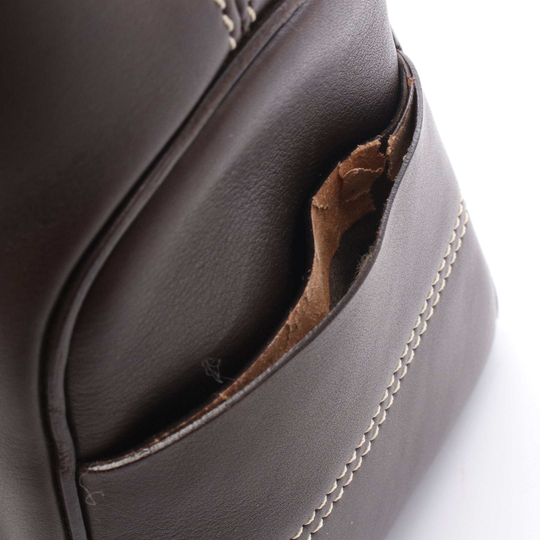 CELINE セリーヌ ブギーバッグ ハンドバッグ レザー ダークブラウン 茶 ブギーバッグ ハンドバッグ レザー ダークブラウン セリーヌ – RECLO