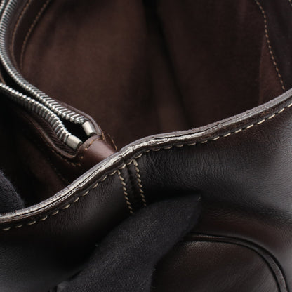 ブギーバッグ ハンドバッグ レザー ダークブラウン セリーヌ バッグ CELINE