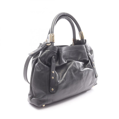 ヴィクトリア 2WAY ハンドバッグ レザー ブラック クロエ バッグ Chloe