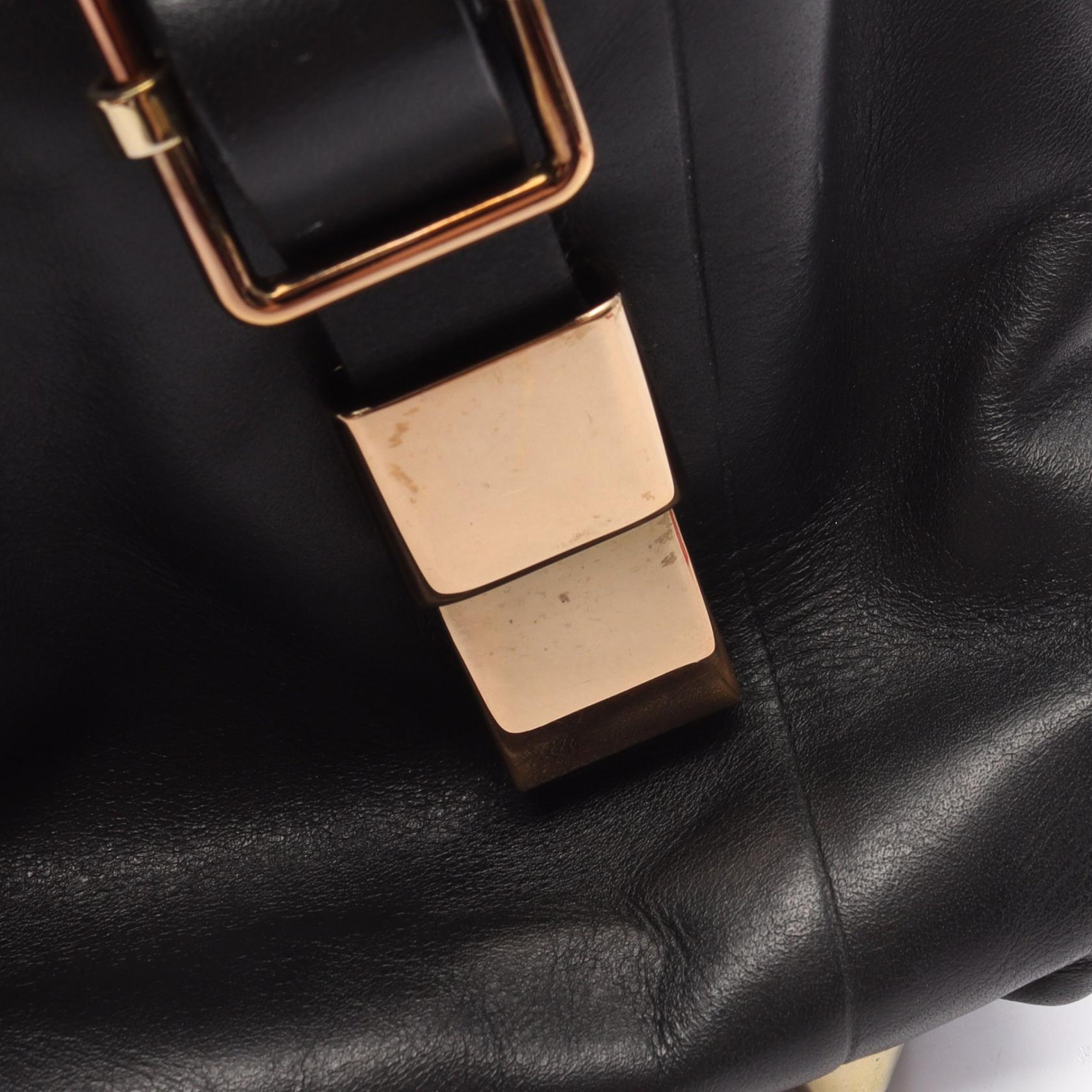 ヴィクトリア 2WAY ハンドバッグ レザー ブラック クロエ バッグ Chloe