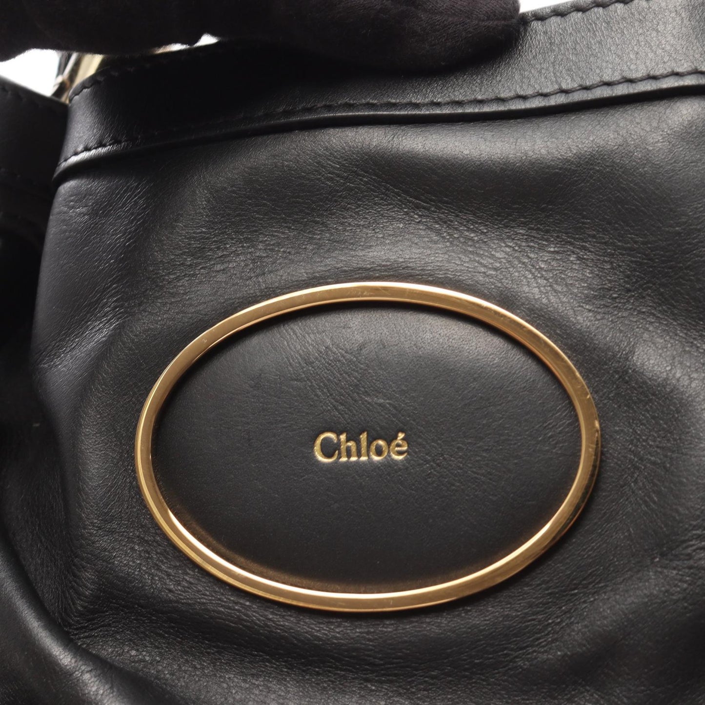 ヴィクトリア 2WAY ハンドバッグ レザー ブラック クロエ バッグ Chloe