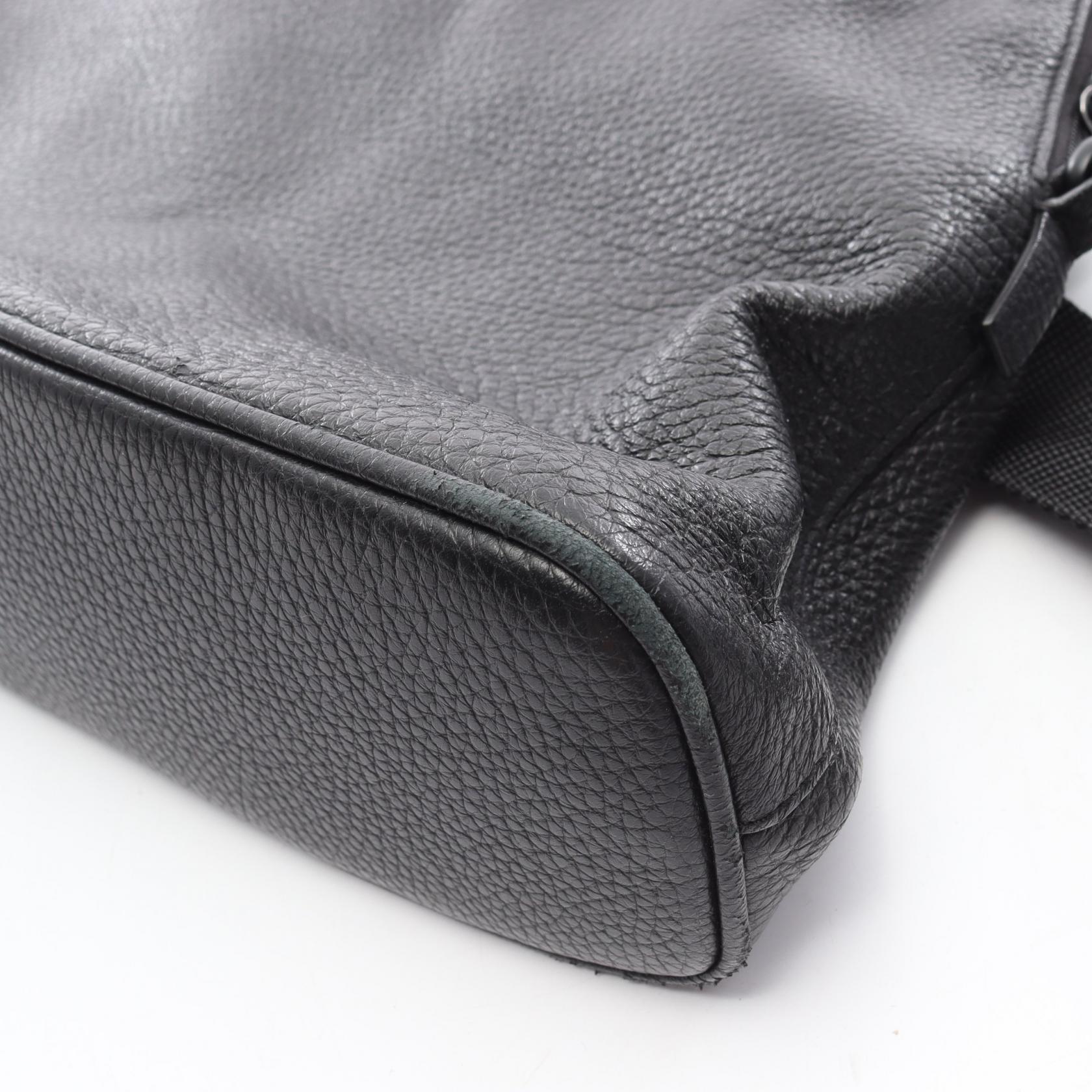 5AC ショルダーバッグ レザー ブラック メゾンマルジェラ バッグ Maison Margiela