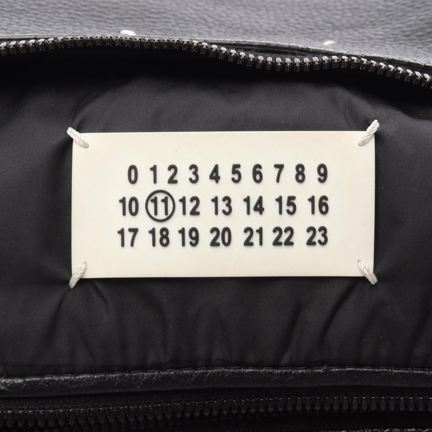 5AC ショルダーバッグ レザー ブラック メゾンマルジェラ バッグ Maison Margiela