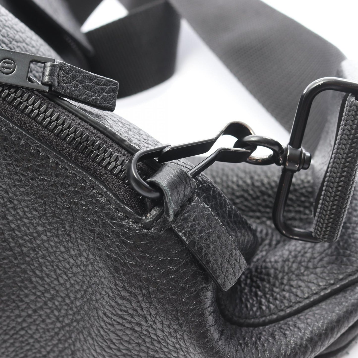 5AC ショルダーバッグ レザー ブラック メゾンマルジェラ バッグ Maison Margiela