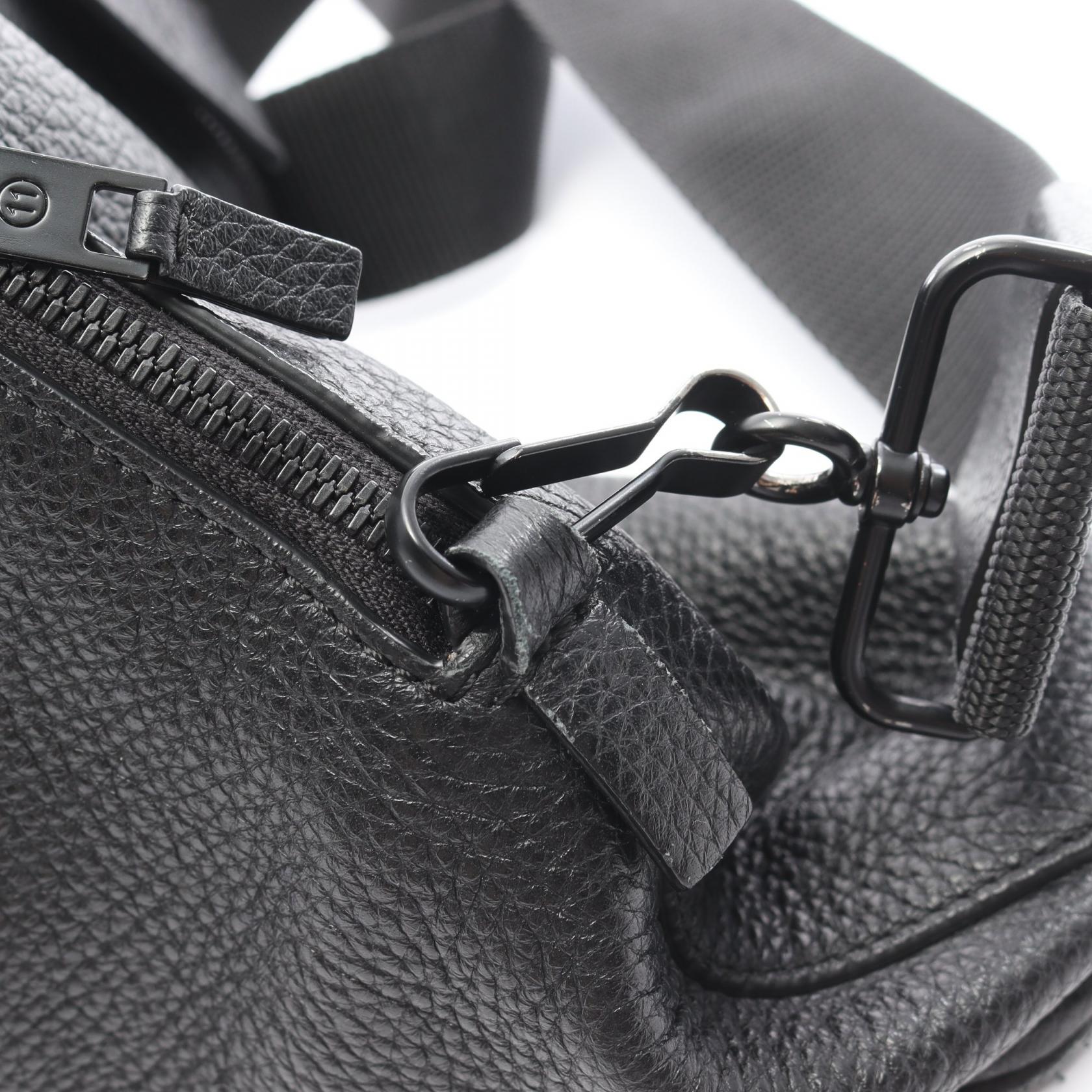5AC ショルダーバッグ レザー ブラック メゾンマルジェラ バッグ Maison Margiela
