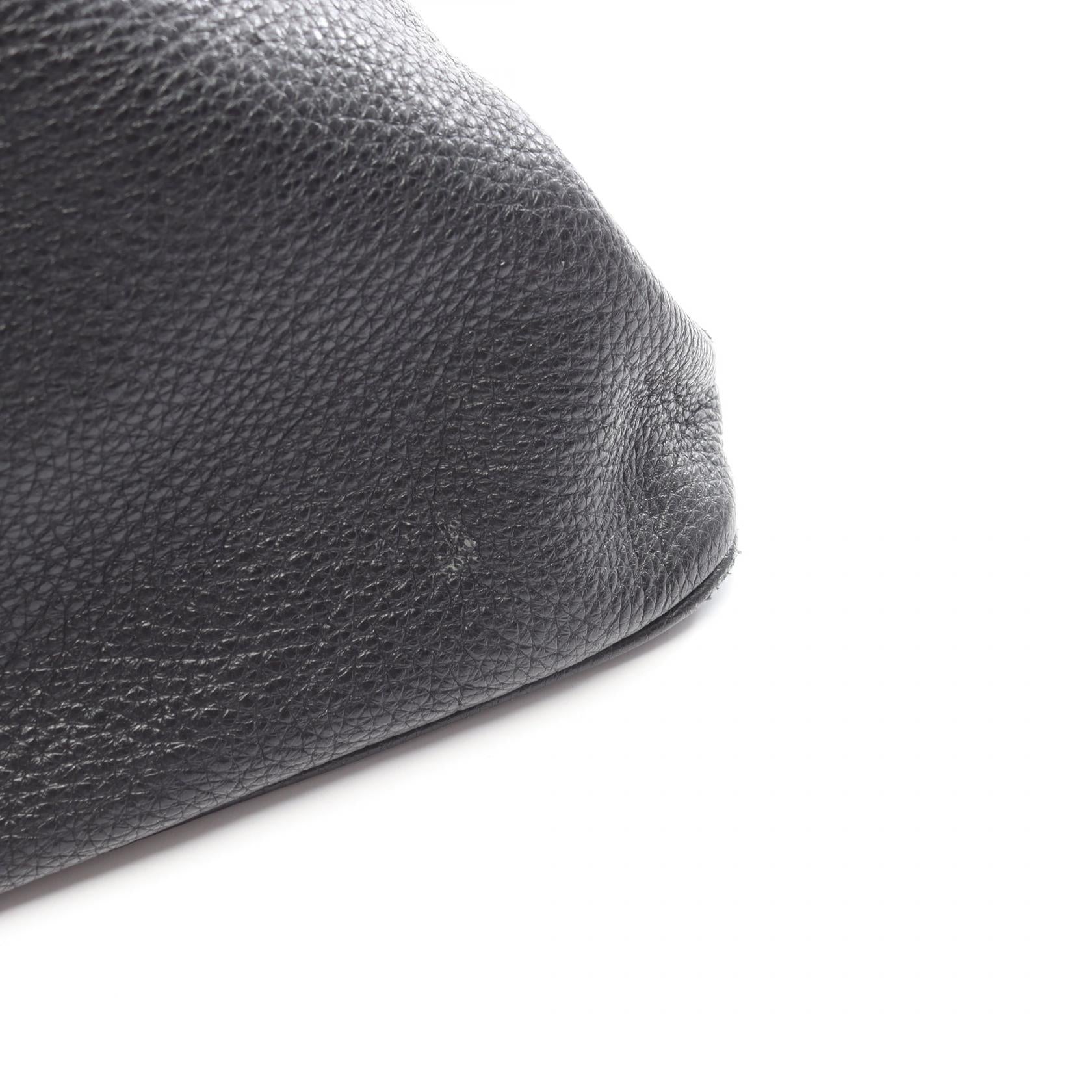 5AC ショルダーバッグ レザー ブラック メゾンマルジェラ バッグ Maison Margiela