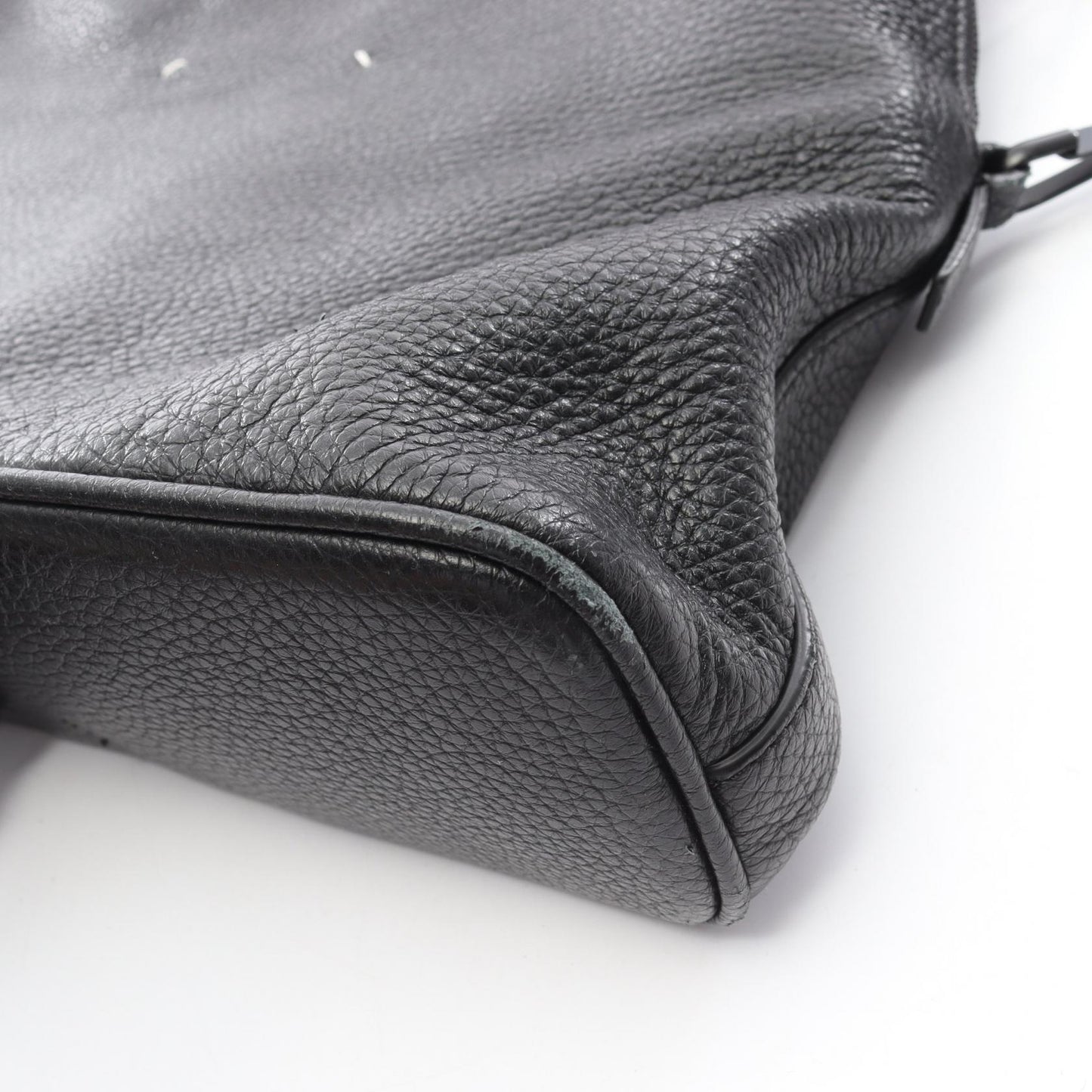 5AC ショルダーバッグ レザー ブラック メゾンマルジェラ バッグ Maison Margiela