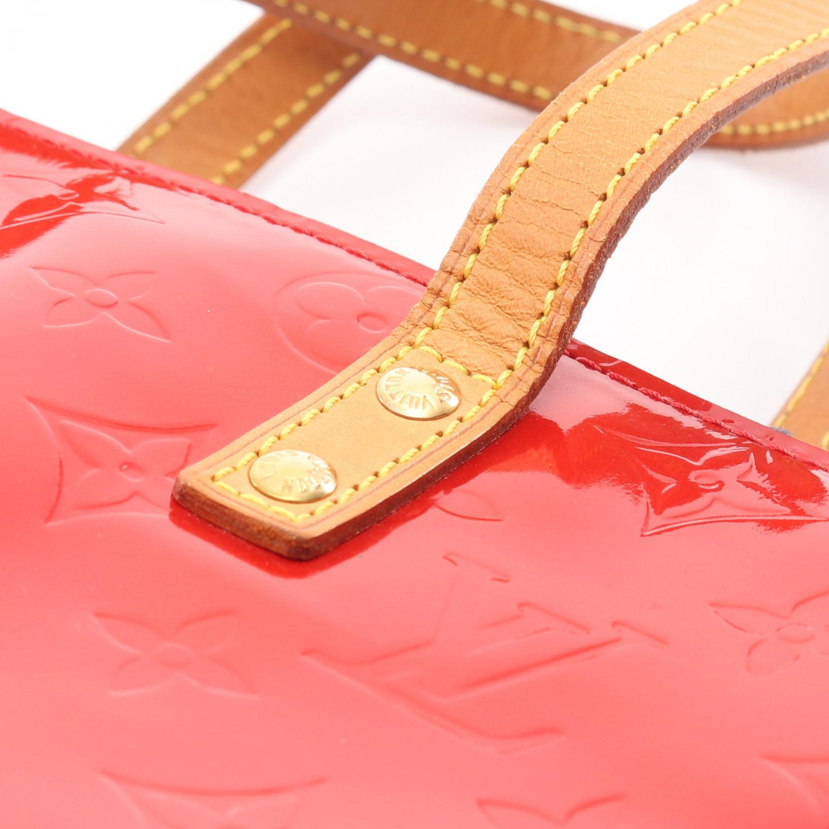 リードMM モノグラムヴェルニ ルージュ ハンドバッグ トートバッグ レザー レッド ルイヴィトン バッグ LOUIS VUITTON