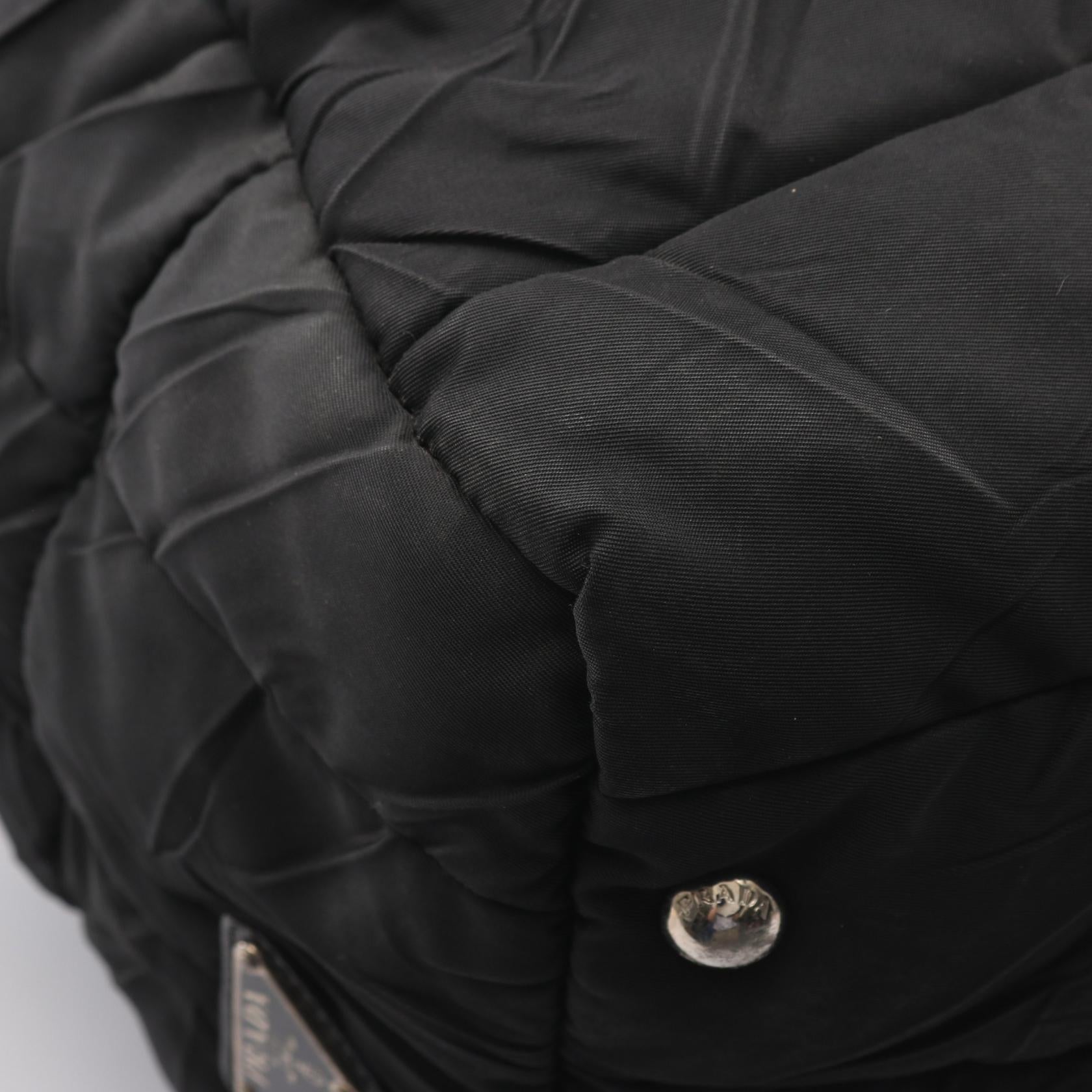 TESSUTO 2WAY ボストンバッグ ナイロン ブラック プラダ バッグ PRADA