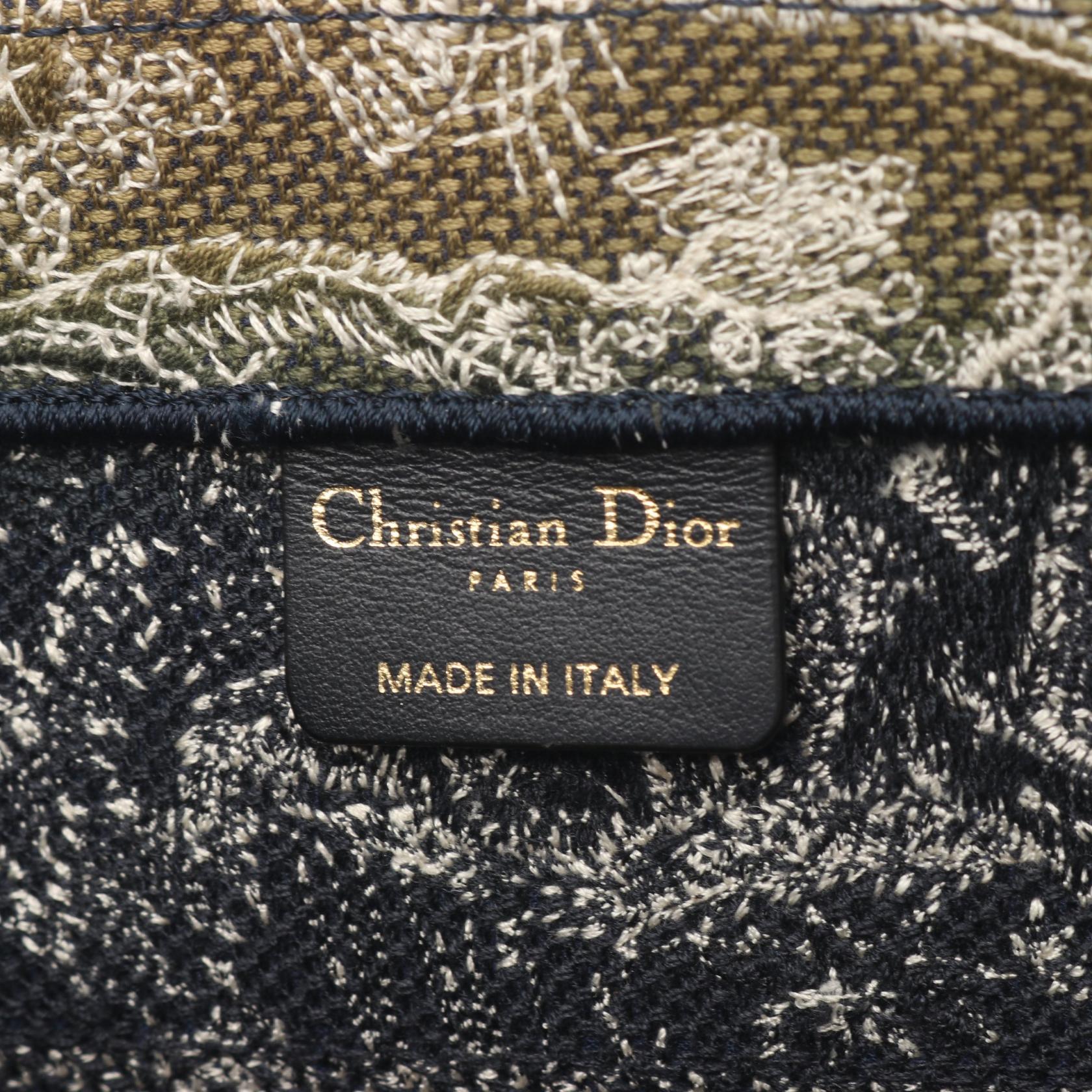 DIOR BOOK TOTE バッグ トワル ドゥ ジュイ エンブロイダリー