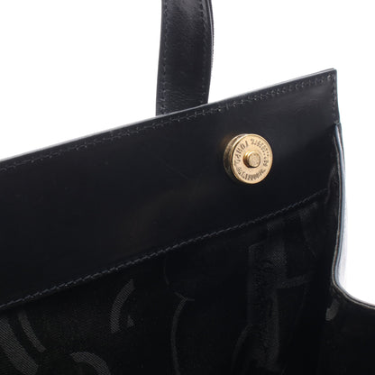 ヴァラリボン ハンドバッグ レザー ネイビー サルヴァトーレフェラガモ バッグ Salvatore Ferragamo