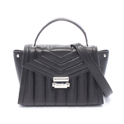 WHITNEY ホイットニー 2WAY ハンドバッグ レザー ブラック マイケルコース バッグ MICHAEL KORS