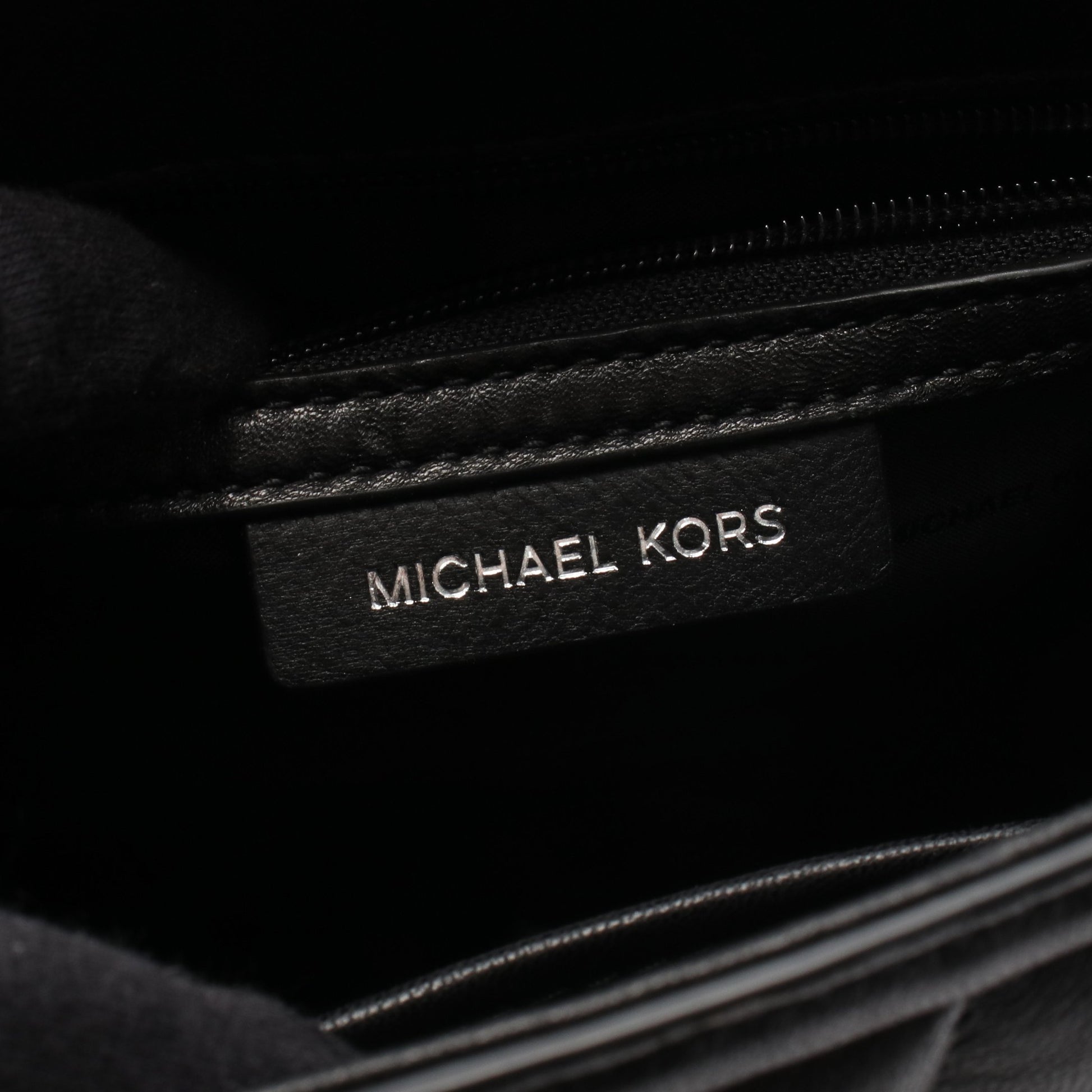WHITNEY ホイットニー 2WAY ハンドバッグ レザー ブラック マイケルコース バッグ MICHAEL KORS