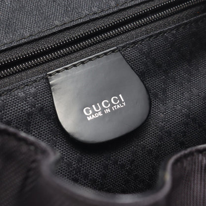 バンブー バックパック リュックサック ナイロン エナメル ブラック グッチ バッグ GUCCI