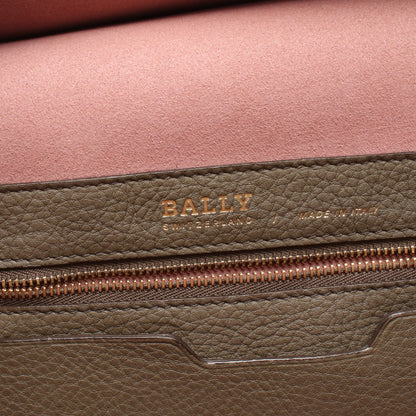 SOMMET ソメット スモール ハンドバッグ レザー グレー バリー バッグ BALLY