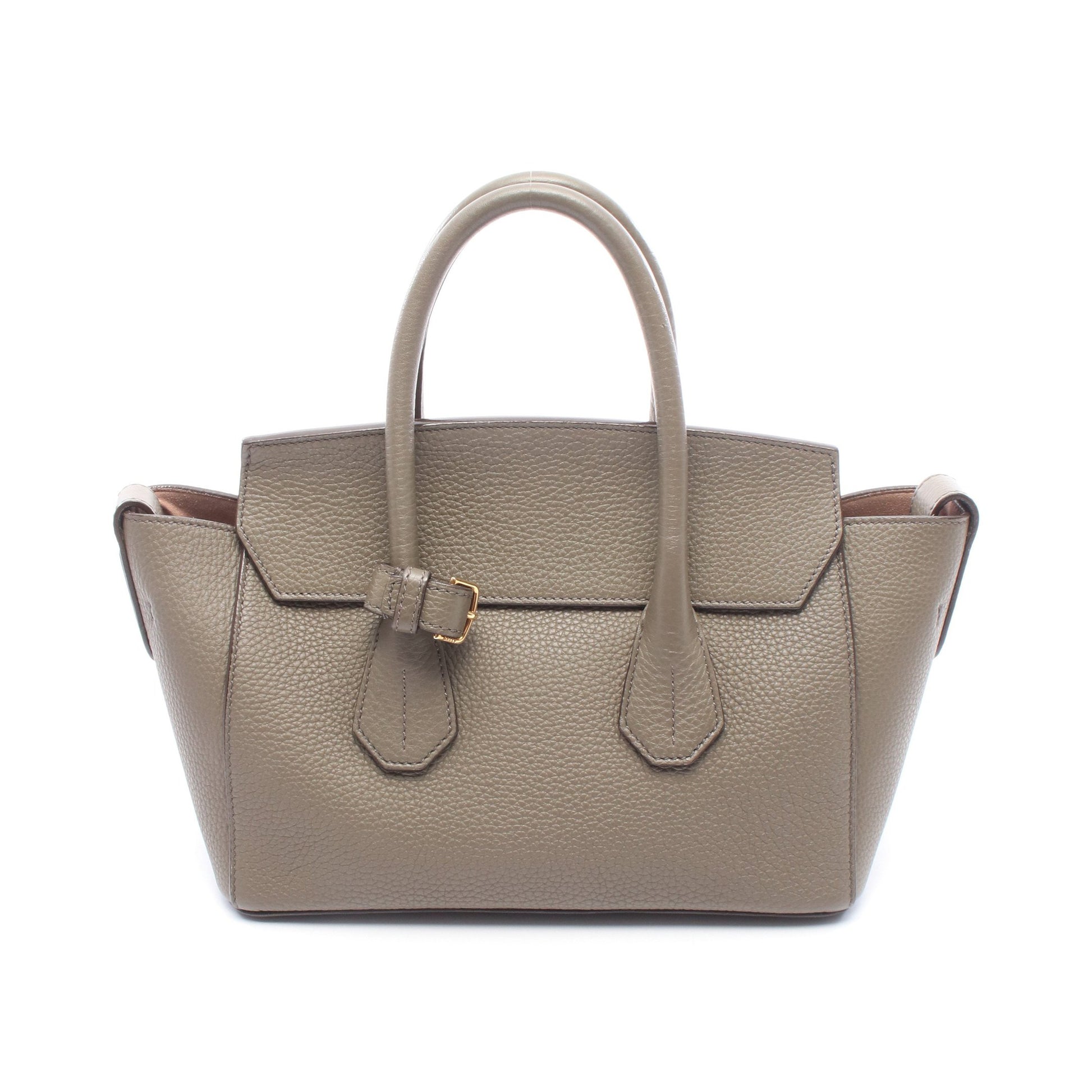 SOMMET ソメット スモール ハンドバッグ レザー グレー バリー バッグ BALLY