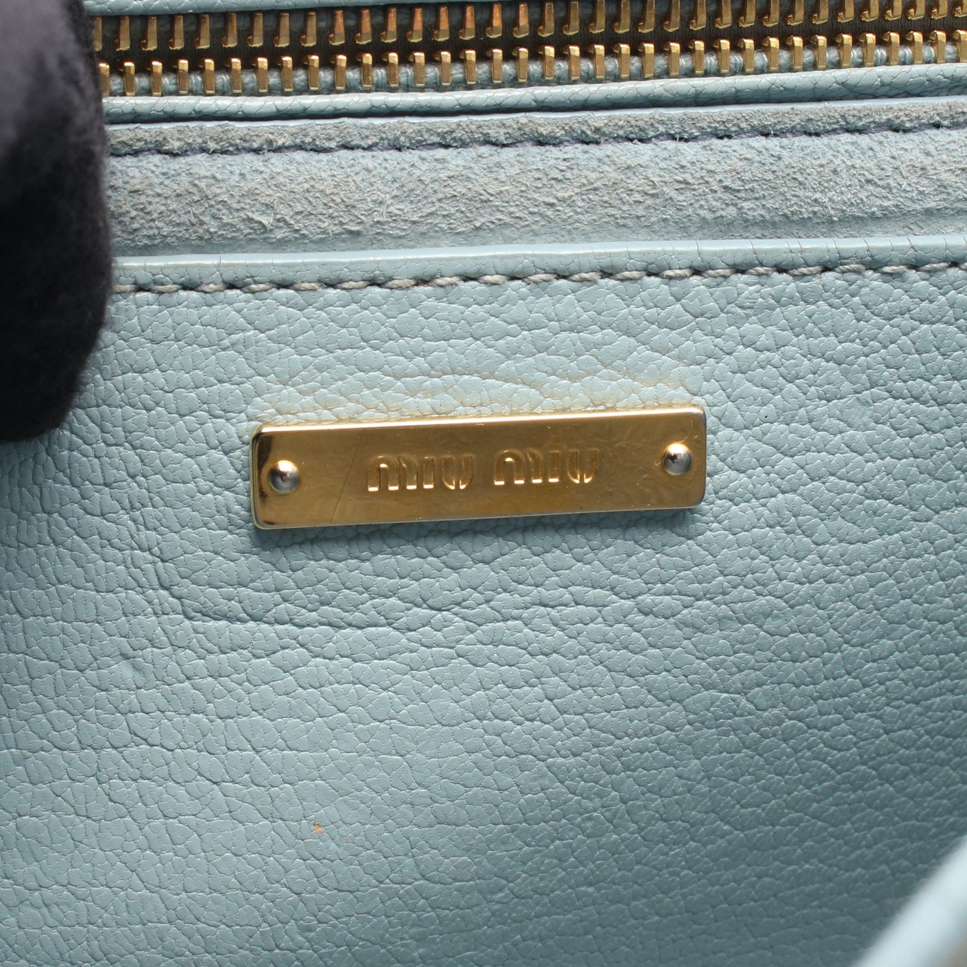 MADRAS マドラス 2WAY ハンドバッグ レザー ライトブルー ライトグリーン ピンク ミュウミュウ バッグ miu miu