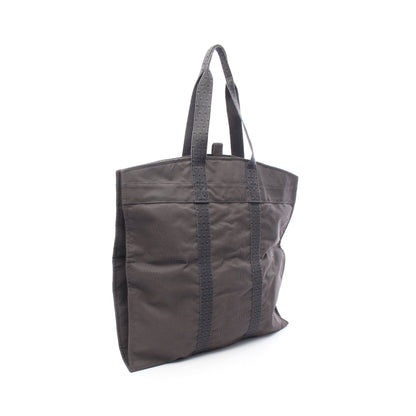 エールライン ガーメントバッグ ナイロンキャンバス ダークグレー シルバー金具 エルメス バッグ HERMES