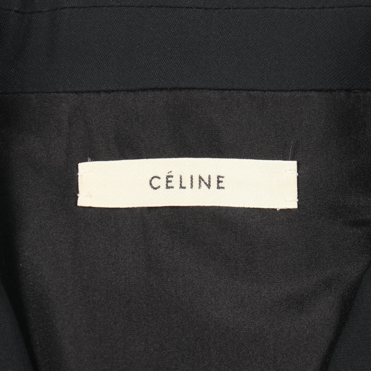 ダブル ジャケット レーヨン ブラック セリーヌ アウター CELINE