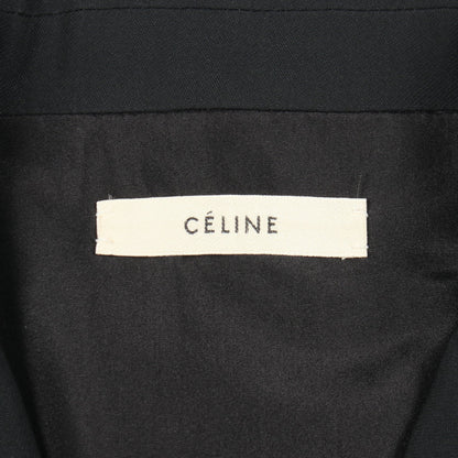 ダブル ジャケット レーヨン ブラック セリーヌ アウター CELINE