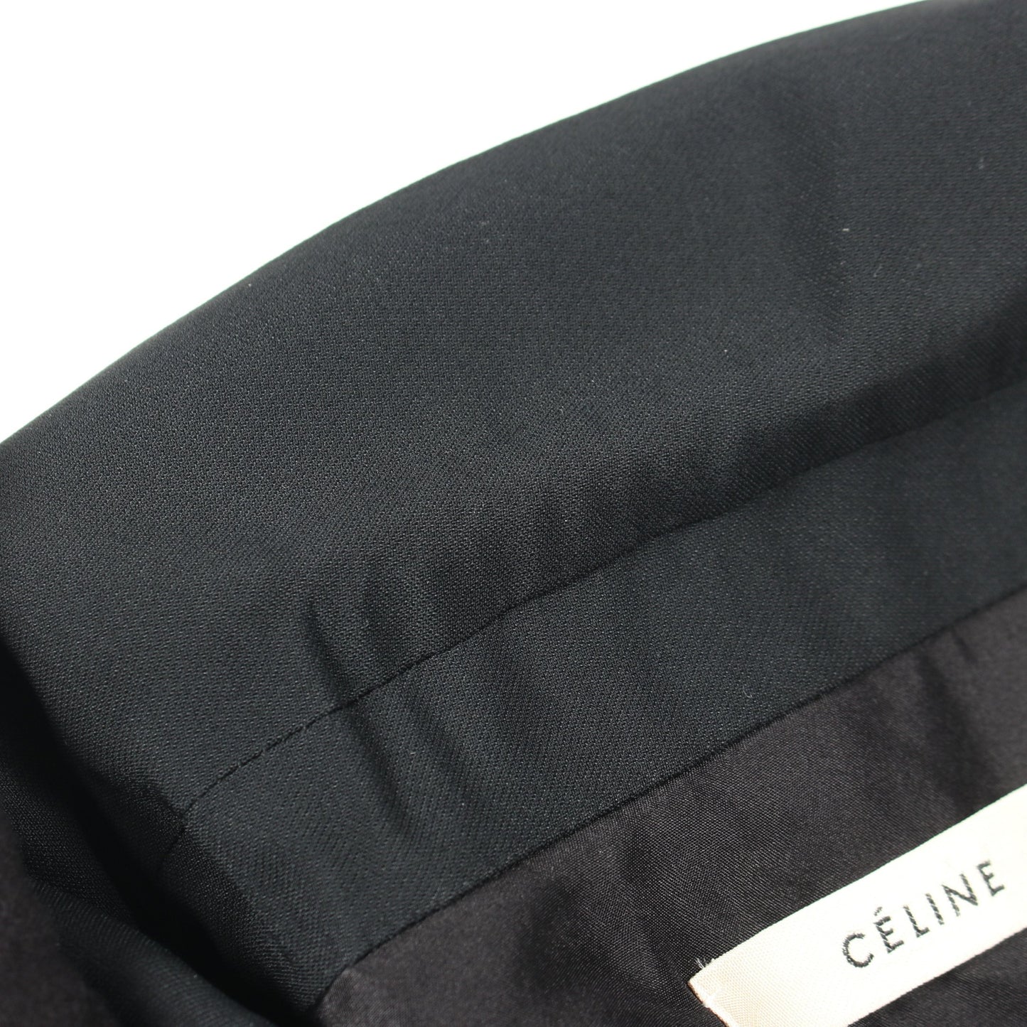 ダブル ジャケット レーヨン ブラック セリーヌ アウター CELINE