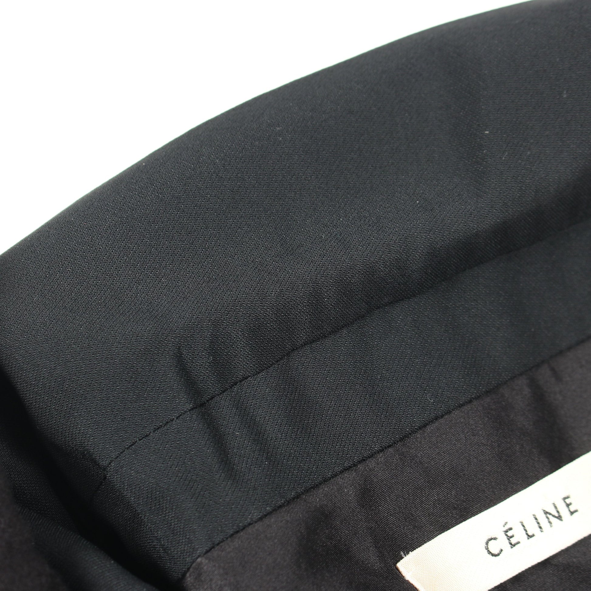 ダブル ジャケット レーヨン ブラック セリーヌ アウター CELINE