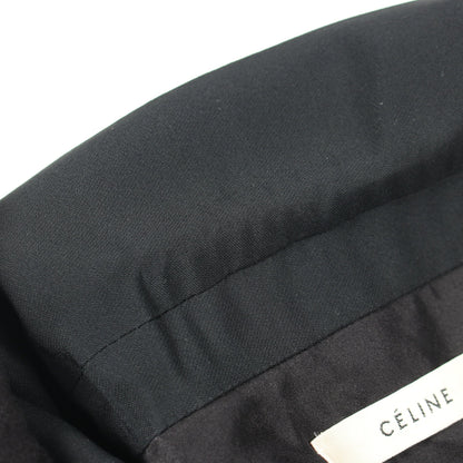 ダブル ジャケット レーヨン ブラック セリーヌ アウター CELINE