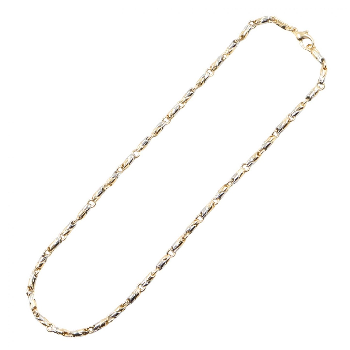 パッソ ドッピオ ネックレス ネックレス K18YG ステンレススチール イエローゴールド シルバー ブルガリ アクセサリー BVLGARI