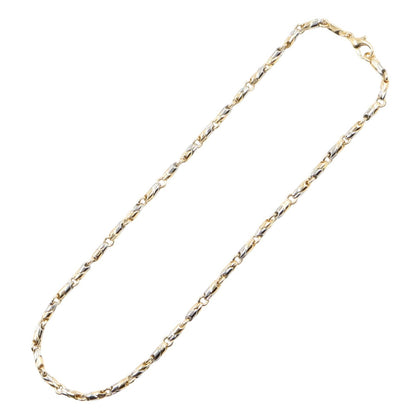 パッソ ドッピオ ネックレス ネックレス K18YG ステンレススチール イエローゴールド シルバー ブルガリ アクセサリー BVLGARI
