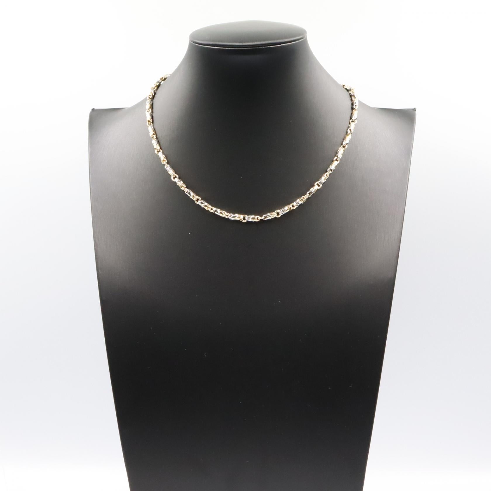 パッソ ドッピオ ネックレス ネックレス K18YG ステンレススチール イエローゴールド シルバー ブルガリ アクセサリー BVLGARI