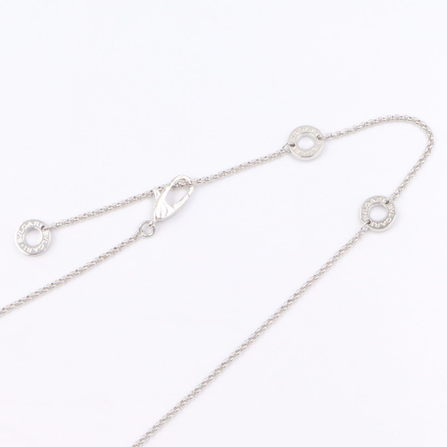 セルペンティ クロス スモール ダイヤ ネックレス ネックレス K18WG ダイヤモンド ホワイトゴールド クリア ブルガリ アクセサリー BVLGARI