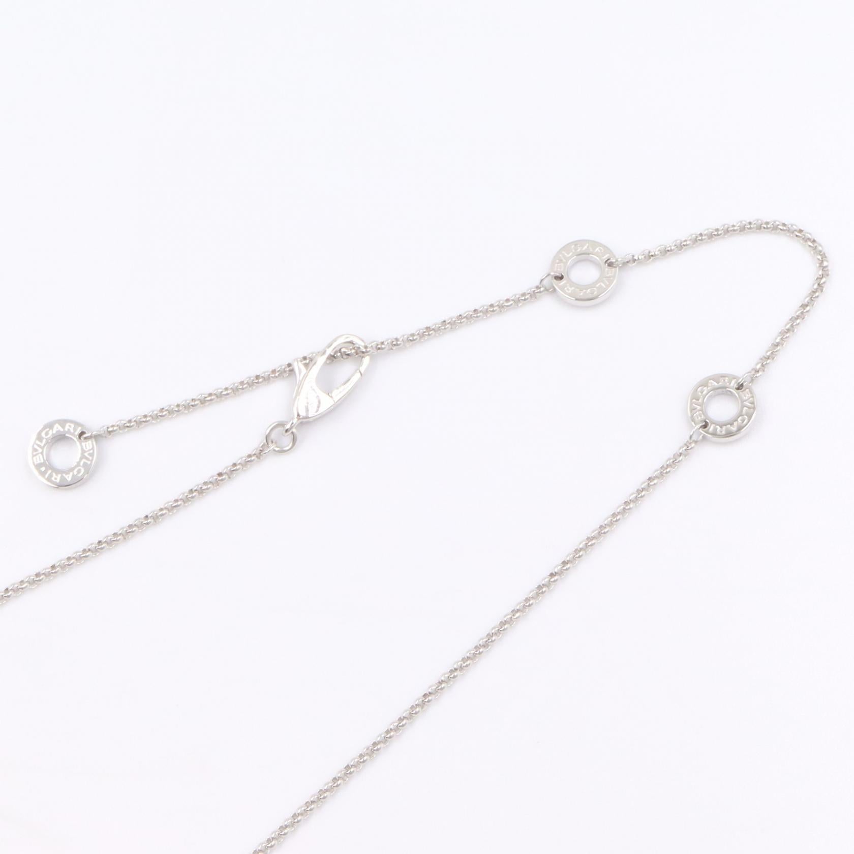 セルペンティ クロス スモール ダイヤ ネックレス ネックレス K18WG ダイヤモンド ホワイトゴールド クリア ブルガリ アクセサリー BVLGARI